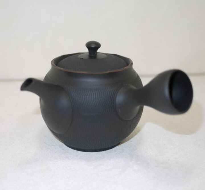 楽天市場】常滑焼 黒泥飛鉋渕朱急須 宝龍窯 2合 送料無料（沖縄・離島 