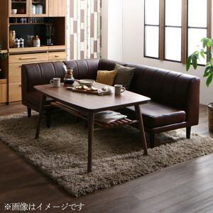 【最大1000円OFFクーポン】 こたつもソファも高さ調節できる 棚付きリビングダイニングセット 3人 4点セット(テーブル+2Pソファ1脚+1Pソファ1脚+コーナーソファ1脚) W105