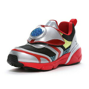 【300円OFFクーポン有】光る靴 ウルトラマン 靴 ベビー キッズ 子供靴 男の子 ムーンスター 抗菌防臭 Ag+ 洗えるインソール スニーカー 15cm 16cm 17cm 18cm 19cm 上履き 小学校 保育園 入園準備 入学