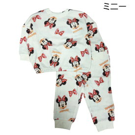 【全品10％OFFクーポン】ディズニー パジャマ キッズ 長袖 ベビー 冬 ミニー ミッキー 子供 女の子 冬 男の子 赤ちゃんプレゼント 上下 寝間着 寝巻 キャラクター お昼寝 80cm 90cm 95cm 100cm ルームウェア 部屋着 子供服 保育園 幼稚園 おしゃれ