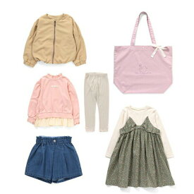 【最大300円クーポン有】【30%OFF】福袋 2023 キッズ セラフ 子供服 女の子 Seraph 6点セット ジュニア アウター ワンピース トップス レギンス キュロット バッグ ブルゾン カットソー スパッツ 90cm 100cm 110cm 120cm 130cm 140cm 長袖 まとめ買い お年玉【RCP】□