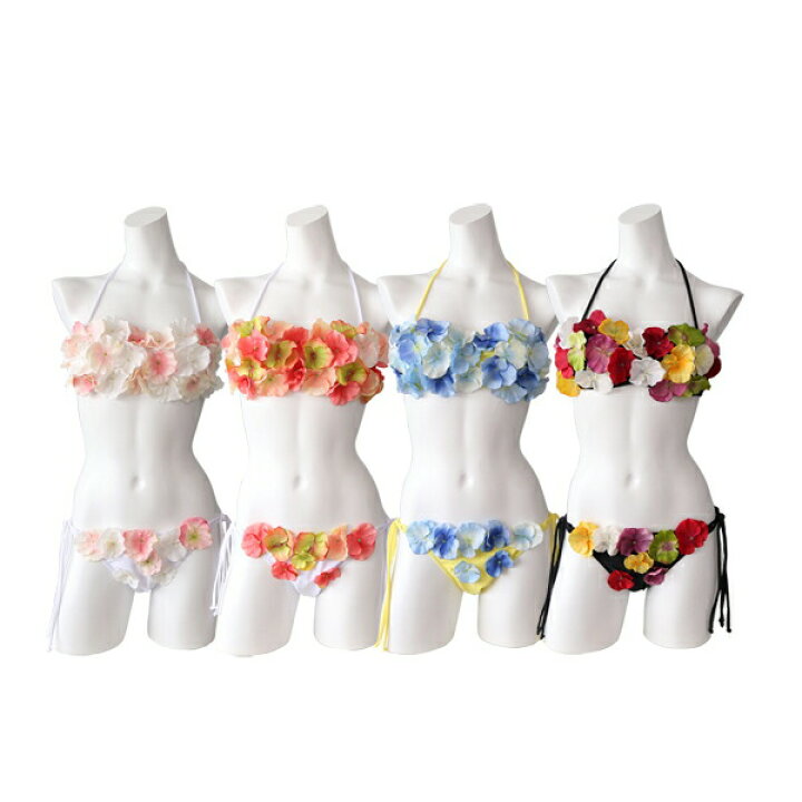 楽天市場 花びら 水着 高校生 ビキニ レディース 2点セット バンドゥ水着 フラワー セパレート フリル リバティ 花柄 リゾート 旅行 海 プール 卒業旅行 おしゃれ Rcp こどもじかん
