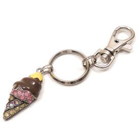 キラキラ キーホルダー キーリング お菓子 アイス チョコ