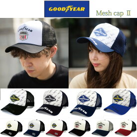 【スーパーSALE価格】goodyear mesh cap グッドイヤー メッシュキャップ 帽子 メンズ レディース ストリート アメカジ 春夏 オールシーズン 海 山 フェス キャンプ アウトドア かわいい サングラス SNS プチ おしゃれ バイク バイカー キャップ 大きめ 深め