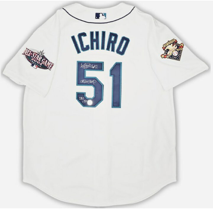 イチロー選手 2001年 ルーキーイヤー 直筆サイン入りユニフォーム  