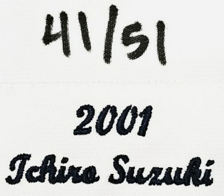 楽天市場】イチロー直筆サイン入り2001年MLBデビュー記念オールスター 