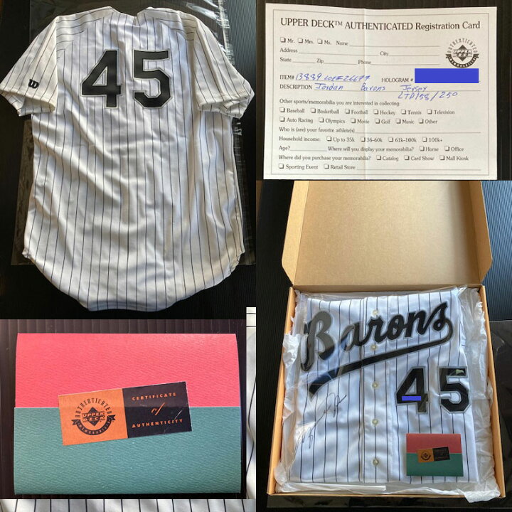 楽天市場】マイケル・ジョーダン直筆サイン入りBirmingham Barons 