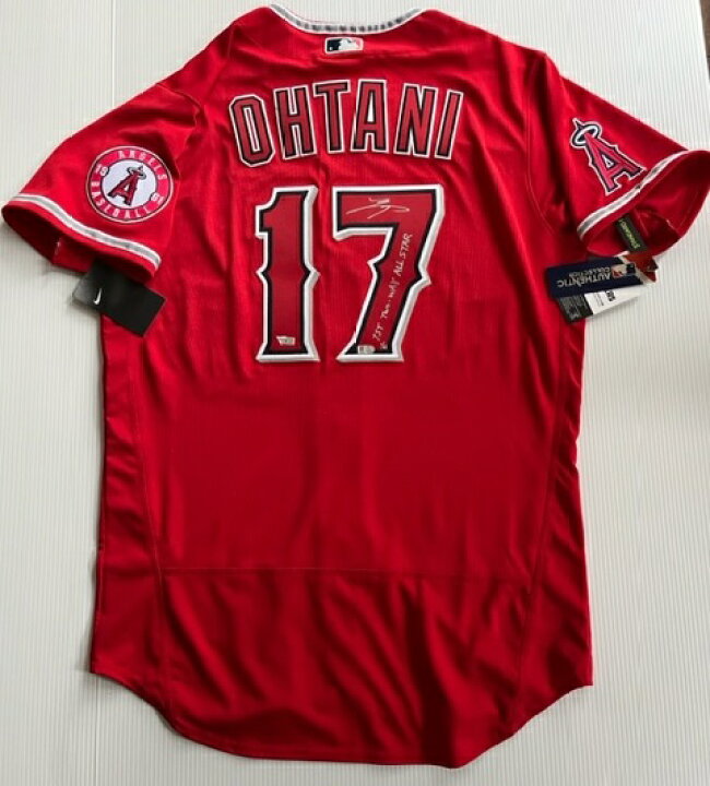 楽天市場】大谷翔平 直筆サイン入りユニフォーム『1st Two Way All  