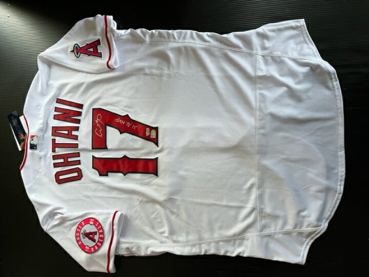 楽天市場】大谷翔平 直筆サイン入り Authentic JERSEY『21 AL MVP  