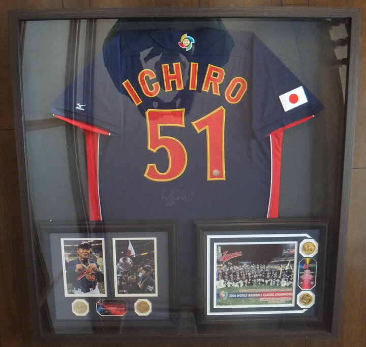 楽天市場】イチロー選手 2006 WBC 直筆サイン入りジャージー(額入り 