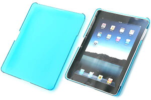 iPad��p�N���X�^���n�[�h�P�[�X/�u���[�yIPAD-CASE-D-Blue�z