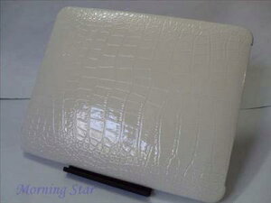 iPad��p�n�[�h�o�b�N�P�[�X�J�o�[/�z���C�g�yIPAD-CASE-LC-White�z