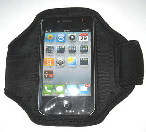 iPhone/iPod�p�X�|�[�c�E�A�[���E�o���h/�u���b�N �ySportsArmband-BK-4�z