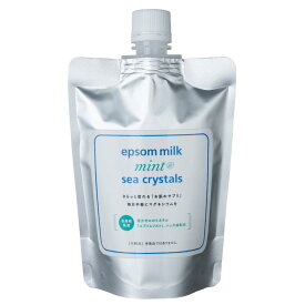 【公式】エプソムミント 全身用乳液 （ミントの香り）ミントでスッキリ！ エプソムソルト配合 マグネシウムクリーム 硫酸マグネシウム 10%配合 シークリスタルス 乳液 スキンケア 保湿 エプソム ソルト マグネシウム sea crystals