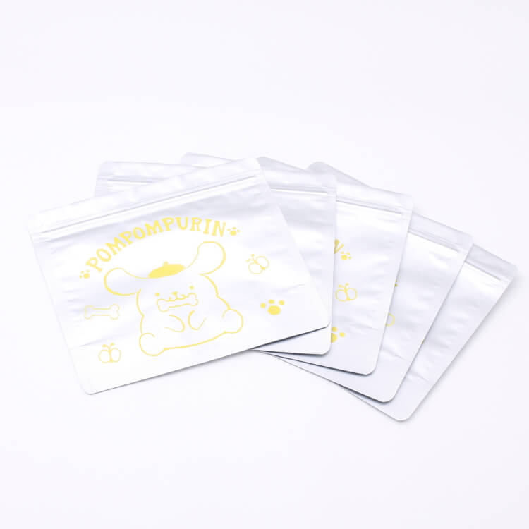 セール価格 サンリオ アルミチャック袋 ５Ｐ ポムポムプリン Sanrio POMPOMPURIN ５枚入り 新品