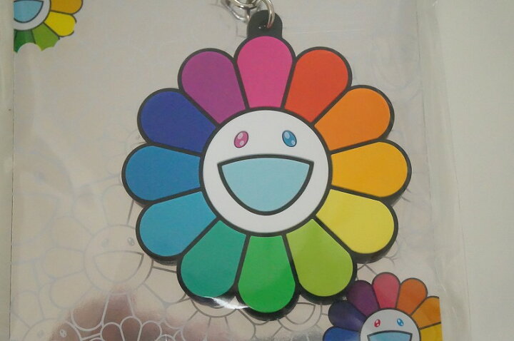 楽天市場】【新品/送料無料】村上隆 お花 キーリング ラバーストラップ  