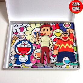 【新品/送料無料】村上隆xドラえもん展 メインビジュアル マルチカラー マルチクロス106cmx106cm/ドラえもん のび太 ジャイアン他/マルチフラワー