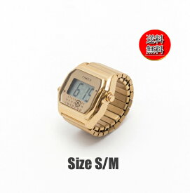【未使用品/送料無料】MM6 × TIMEX Timex×MM6 T80 ring watch サイズ(S/M)/リング/ウォッチ/ゴールド/マルジェラ/タイメックス/指環時計/男女兼用【中古】
