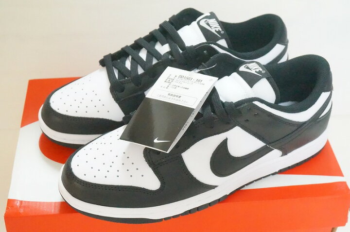 楽天市場】【未使用品/送料無料】国内黒タグ NIKE DUNK LOW RETRO US9 