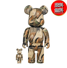 【新品/送料無料】BE@RBRICK 東洲斎写楽 三代目大谷鬼次の奴江戸兵衛 100％ & 400％ /写楽 浮世絵 ベアブリック メディコムトイ MEDICOMTOY