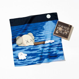 【新品/送料無料】KAWS TOKYO FIRST 2021ハンカチ TIDE/ カウズ 東京 ファースト