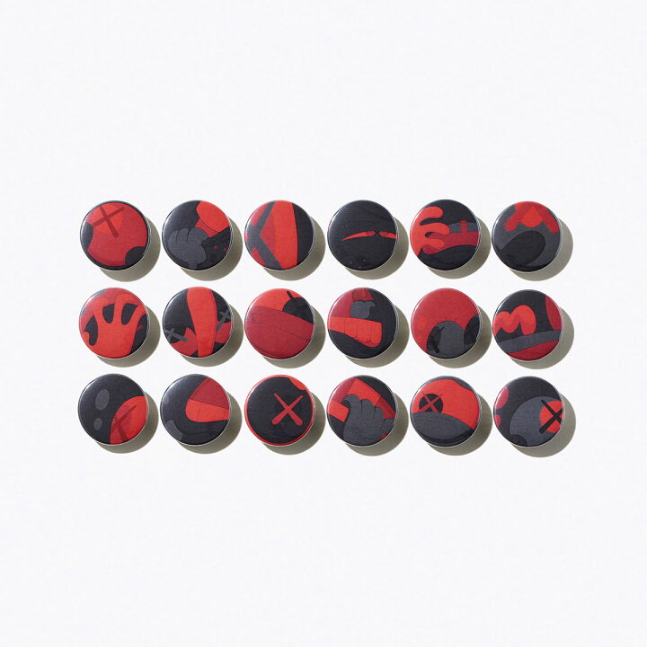 楽天市場】【新品/送料無料】KAWS TOKYO FIRST 2021 缶バッジ全18種 