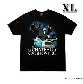 【未使用/送料無料】ギークス ルール（GEEKS RULE）ルパン三世 カリオストロの城 コラボTシャツ黒（XL)/宮崎駿【中古】