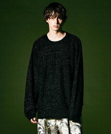 glamb 2023 Winter collection お取り寄せ商品【Glitter Pullover Knit / グリッタープルオーバーニット】ご注文より14日前後のお届け予定。ニット ビッグシルエット 秋冬物