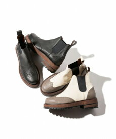 glamb 2023 Summer collection お取り寄せ商品【Brogue Chelsea Boots / ブローグチェルシーブーツ】ご注文より14日前後のお届け予定。サイドゴアブーツ.ウイングチップブーツ.夏物