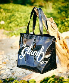 glamb 2023 Summer collection お取り寄せ商品【Spin Logo Resort Bag / スピンロゴリゾートバッグ】ご注文より14日前後のお届け予定。リゾートバック.トートバッグ.防水.夏物