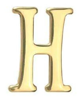 For Nameplate Brass Notice About A Pawn Running Out Character Brass Letter 30 Series English Letter Decoration Wall Decoration Shin Pull Nameplate - 