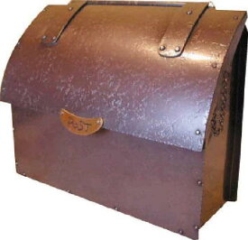 ポスト 郵便受け 壁掛け郵便ポスト デザインポスト 銅製ポスト2型 ハンドメイド