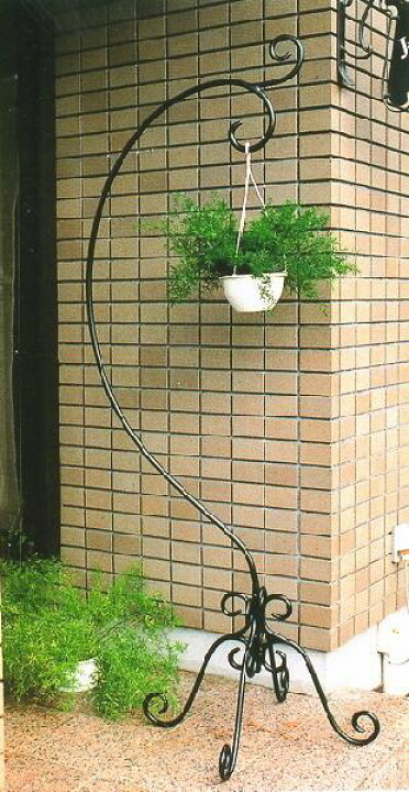 楽天市場】フラワースタンドアイアン ハンガータイプ（プランター 