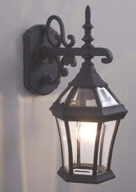 玄関照明 玄関 照明 LED 門柱灯 門灯 外灯 屋外 9789bkld アンティーク風 レトロ ブラケット 照明器具 おしゃれ E26 LED電球