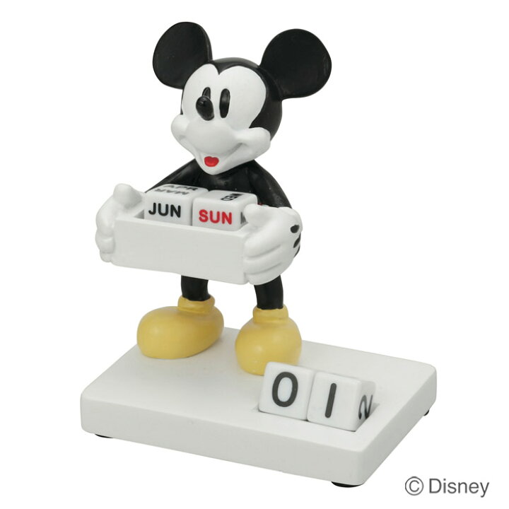 楽天市場 文具 かわいい 卓上 ディズニー デスクトップカレンダー ミッキー 年間カレンダー 万年カレンダー インテリア 雑貨 Estoah Home エストアホーム