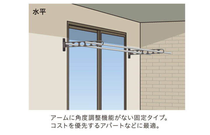 楽天市場】物干し 屋外 窓壁用物干し 物干し金物 物干金物 物干し掛け 