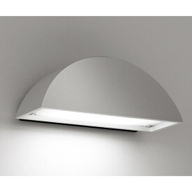 玄関 照明 表札灯 ポーチ灯 ポーチライト LED ランプ付 白熱球40W相当 防雨型 シルバーメタリック 175×65mm 照明器具 sh0753-end