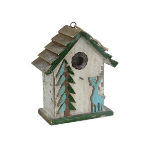 バードハウス 鳥小屋 木製 82372 ガーデニング雑貨 巣箱 バード鳥 野鳥 バードウォッチング 庭 かわいい