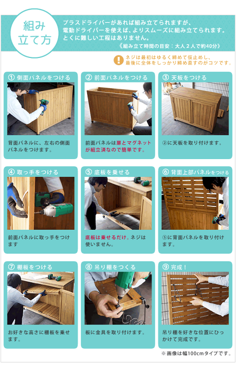 楽天市場】物置 収納庫 おしゃれ 屋外用 木製ガーデン家具