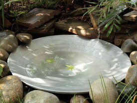 【スーパーSALE特価】 水鉢 水鉢 アルミ鋳物大鉢 600×120 手作り ガーデングッズ 水遣り 水やり 水生植物の育成に