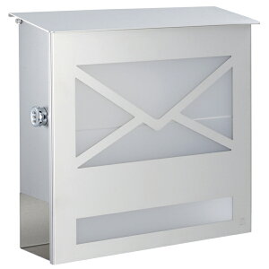 ポスト 郵便受け 郵便ポスト ステンレス ドイツ・ハイビ社製 HEIBI POST モダン ポストN 鍵付き ダイヤル錠 壁掛け スタンド対応可 おしゃれ 高級