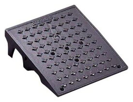 段差解消スロープ 屋外用 キャスコーナーM級 100mm段差用本体・300×335×95mm 8t車迄 鋳鉄製 メタリックグレー 大型車 段差プレート 段差スロープ 段差解消プレート 段差 ステップ 段差解消ブロック 屋外 駐車場