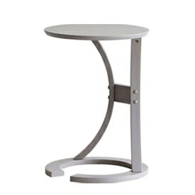 サイドテーブル ロータス ILT-2987 テーブル 円形 丸型 軽量 木製 ホワイト LOTUS ナイトテーブル 家具