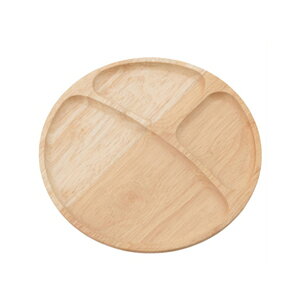 【名入れ無料】ランチプレート 木製 無垢 ラバーウッド プレート 丸 お皿 名入れ ギフト プレゼント キッチン 子供 木製雑貨