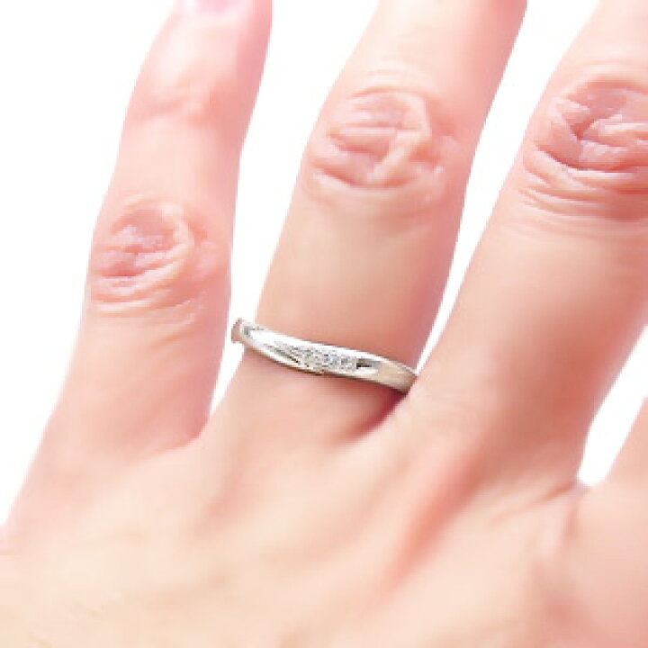 楽天市場】K18 ダイヤモンドリング 0.03ct 18金 イエローゴールド 