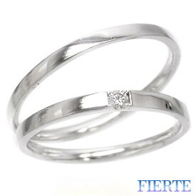 結婚指輪 マリッジリング ペアリング ダイヤモンド 0.08ct 2本セット プラチナ プラチナ900 pt900 指輪 無垢 刻印 可能 メンズ レディース ジュエリー アクセサリー プレゼント ギフト 人気 おすすめ 送料無料