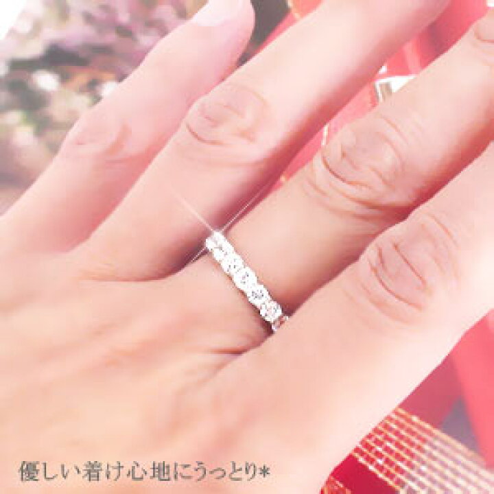 楽天市場】K18 フルエタニティリング ダイヤモンド リング 2ct SI 