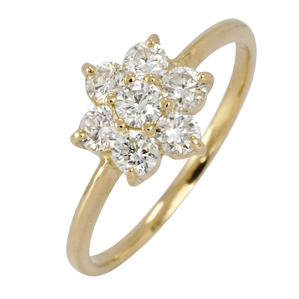 リング 指輪 ダイヤモンド フラワーリングの人気商品・通販・価格比較 