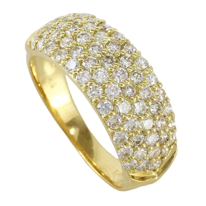 楽天市場】指輪 リング ダイヤモンド 1ct パヴェ 18金 k18 18k 