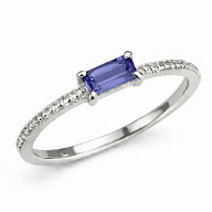 Pt900 アイオライト 3月誕生石 バケットカット 2×4mm リング プラチナ 指輪 ミル打ち アンティーク 刻印…
